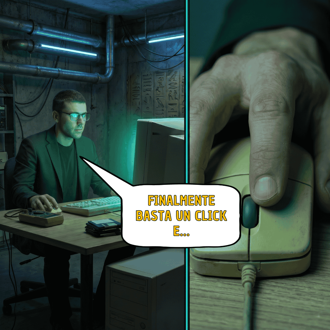 Big Luca alza la mano in segno di stop dall'auto